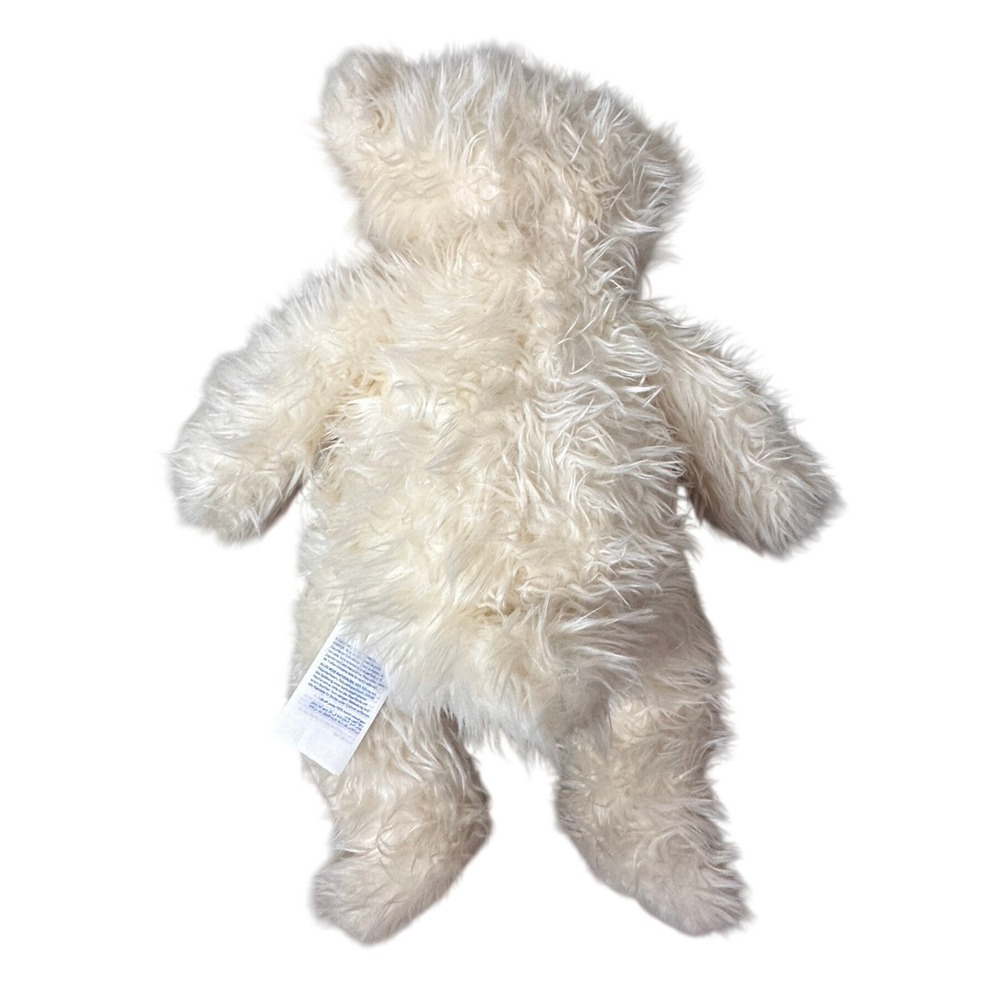 Build-A-Bear 25th Celebration Collection 1997 Polar Bear White Shaggy Plush 2022 - Picture 3 of 8